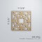 Ekena Millwork Small Brownsville Decorative Fretwork Wood Wall Panels, Wood, 11 3/8"W x 11 3/8"H x 3/8"T WALW12X12X0375BNEMF - alternate 5